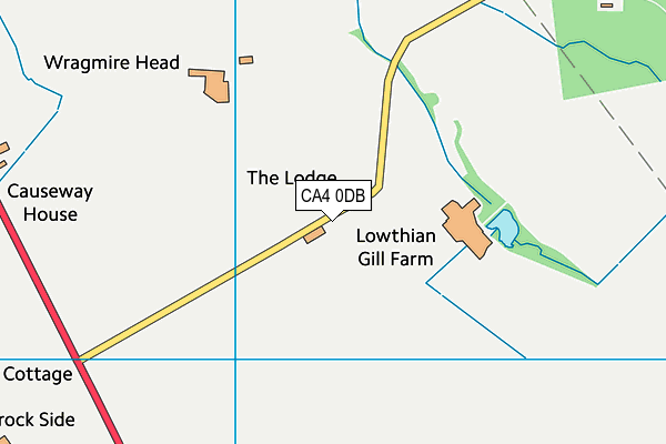 CA4 0DB map - OS VectorMap District (Ordnance Survey)