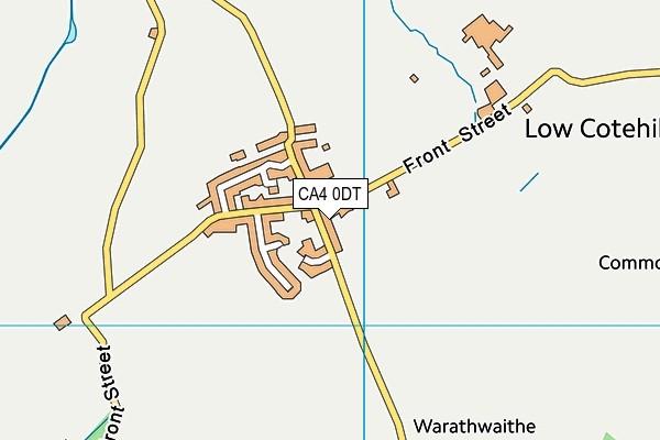 CA4 0DT map - OS VectorMap District (Ordnance Survey)