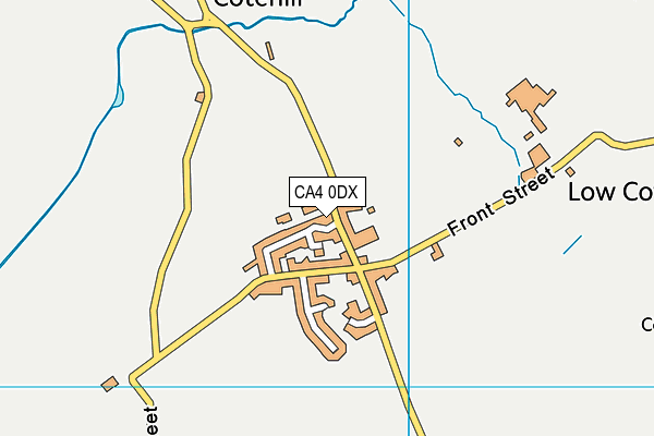 CA4 0DX map - OS VectorMap District (Ordnance Survey)