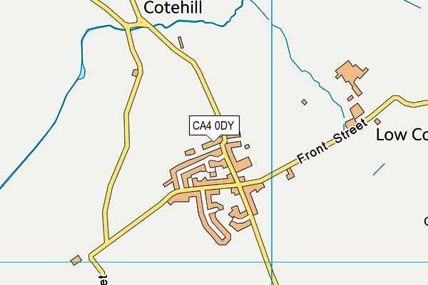 CA4 0DY map - OS VectorMap District (Ordnance Survey)