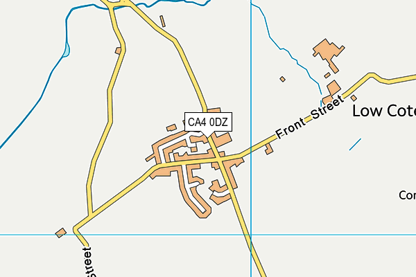 CA4 0DZ map - OS VectorMap District (Ordnance Survey)