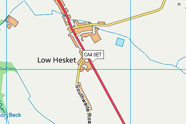 CA4 0ET map - OS VectorMap District (Ordnance Survey)