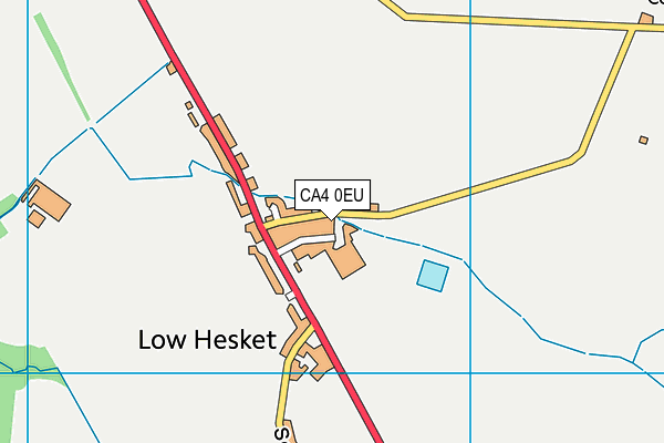 CA4 0EU map - OS VectorMap District (Ordnance Survey)