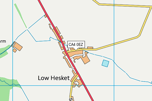 CA4 0EZ map - OS VectorMap District (Ordnance Survey)