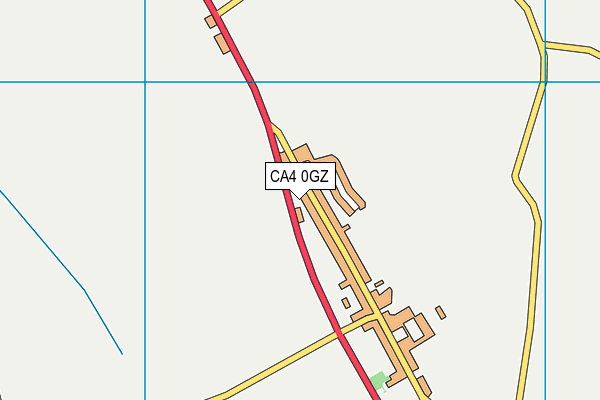 CA4 0GZ map - OS VectorMap District (Ordnance Survey)
