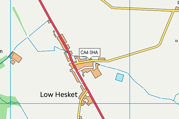 CA4 0HA map - OS VectorMap District (Ordnance Survey)