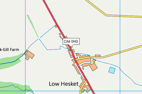 CA4 0HG map - OS VectorMap District (Ordnance Survey)