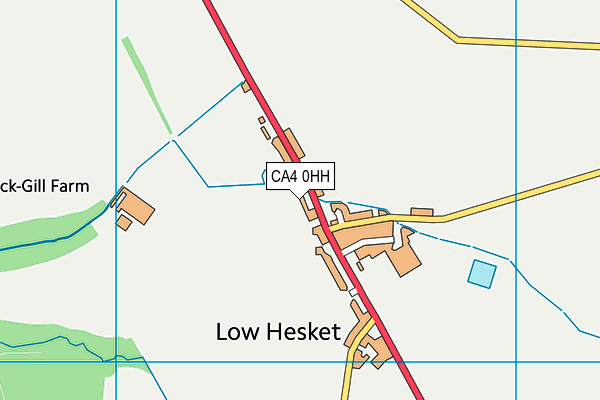 CA4 0HH map - OS VectorMap District (Ordnance Survey)