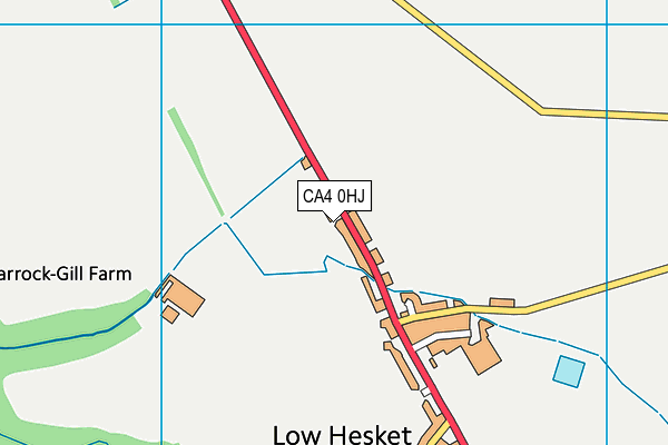 CA4 0HJ map - OS VectorMap District (Ordnance Survey)