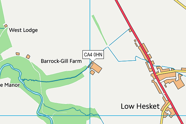 CA4 0HN map - OS VectorMap District (Ordnance Survey)