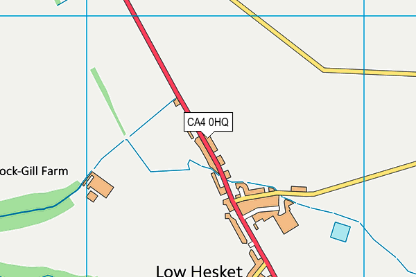 CA4 0HQ map - OS VectorMap District (Ordnance Survey)