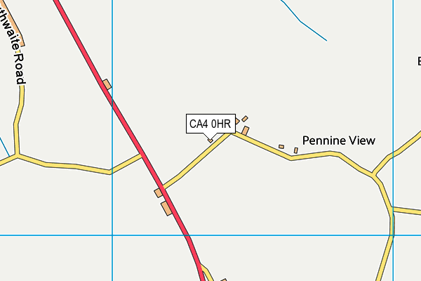 CA4 0HR map - OS VectorMap District (Ordnance Survey)