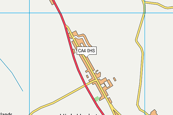 CA4 0HS map - OS VectorMap District (Ordnance Survey)