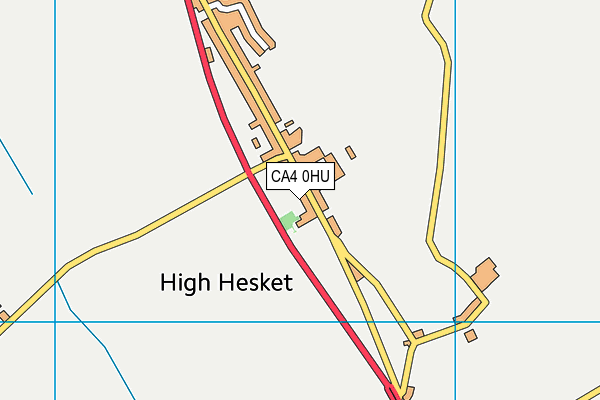 High Hesket CofE School map (CA4 0HU) - OS VectorMap District (Ordnance Survey)