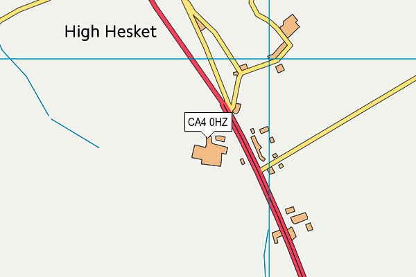 CA4 0HZ map - OS VectorMap District (Ordnance Survey)