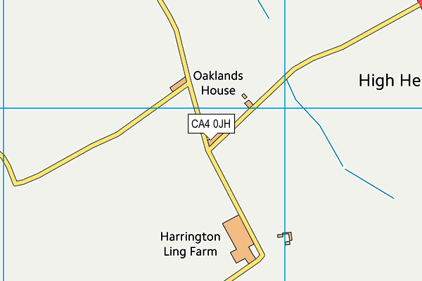 CA4 0JH map - OS VectorMap District (Ordnance Survey)