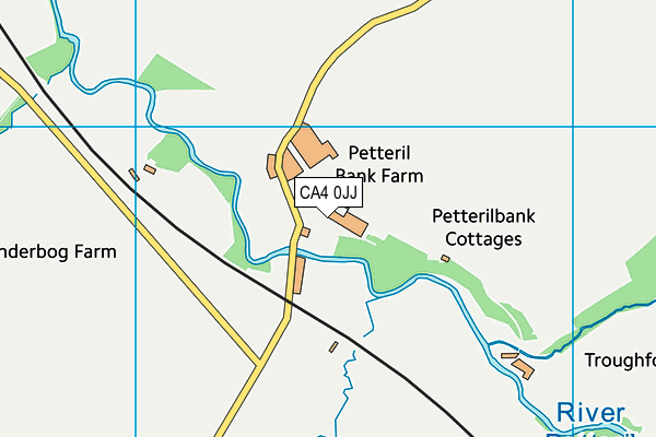 CA4 0JJ map - OS VectorMap District (Ordnance Survey)