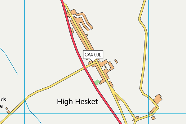 CA4 0JL map - OS VectorMap District (Ordnance Survey)