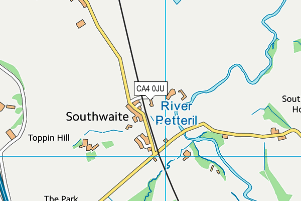 CA4 0JU map - OS VectorMap District (Ordnance Survey)