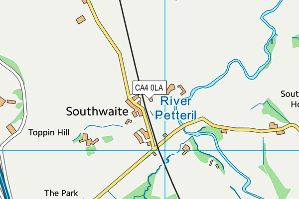 CA4 0LA map - OS VectorMap District (Ordnance Survey)