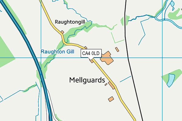 CA4 0LD map - OS VectorMap District (Ordnance Survey)