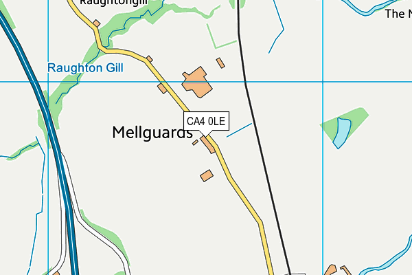 CA4 0LE map - OS VectorMap District (Ordnance Survey)