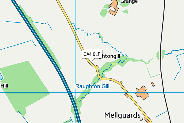 CA4 0LF map - OS VectorMap District (Ordnance Survey)