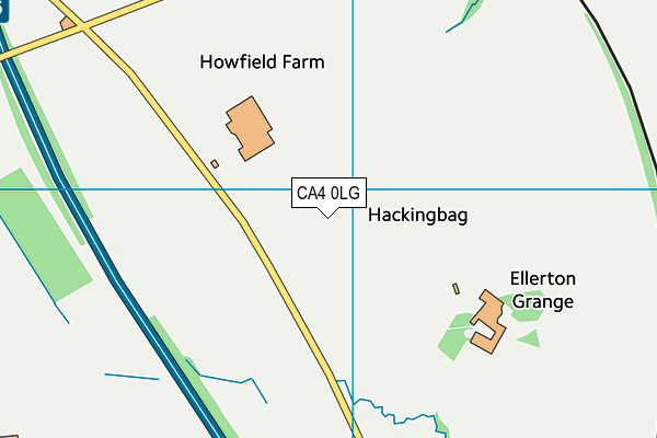 CA4 0LG map - OS VectorMap District (Ordnance Survey)