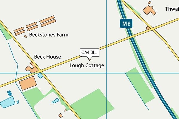 CA4 0LJ map - OS VectorMap District (Ordnance Survey)