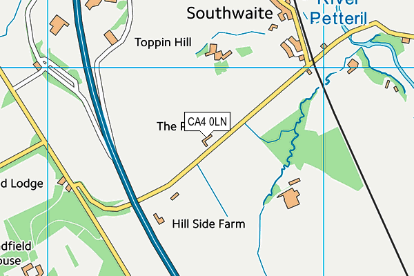 CA4 0LN map - OS VectorMap District (Ordnance Survey)