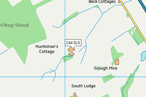 CA4 0LS map - OS VectorMap District (Ordnance Survey)