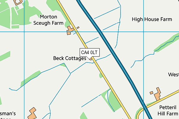 CA4 0LT map - OS VectorMap District (Ordnance Survey)