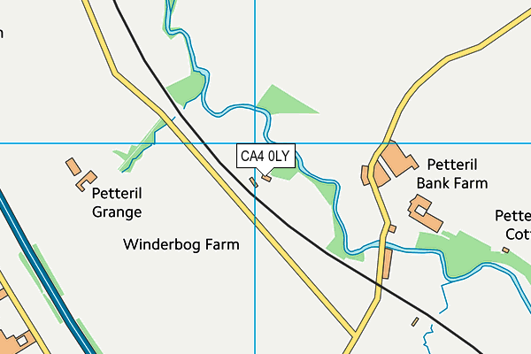 CA4 0LY map - OS VectorMap District (Ordnance Survey)