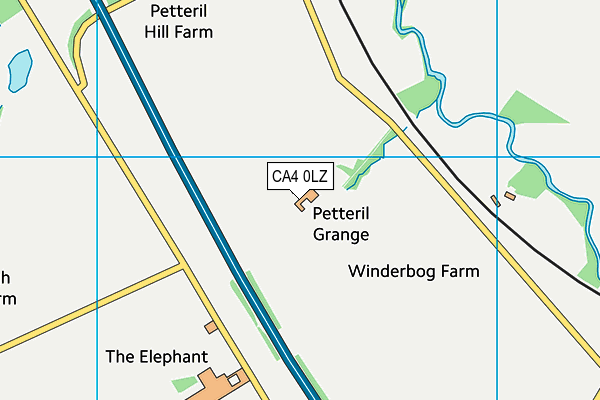 CA4 0LZ map - OS VectorMap District (Ordnance Survey)