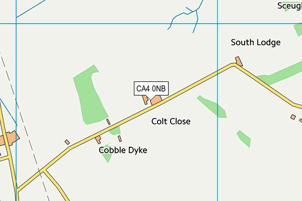 CA4 0NB map - OS VectorMap District (Ordnance Survey)