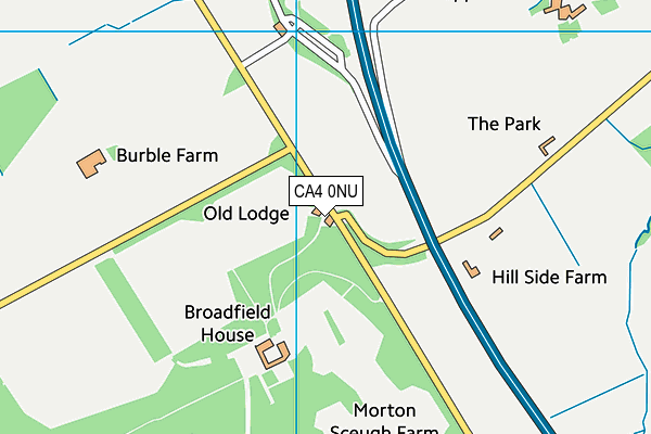 CA4 0NU map - OS VectorMap District (Ordnance Survey)