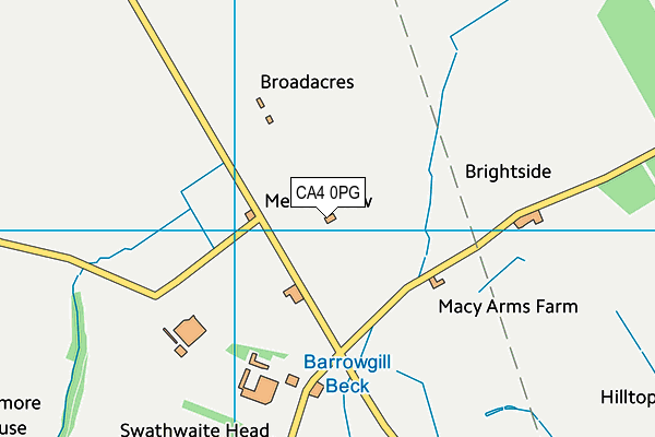 CA4 0PG map - OS VectorMap District (Ordnance Survey)