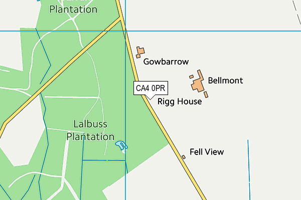 CA4 0PR map - OS VectorMap District (Ordnance Survey)