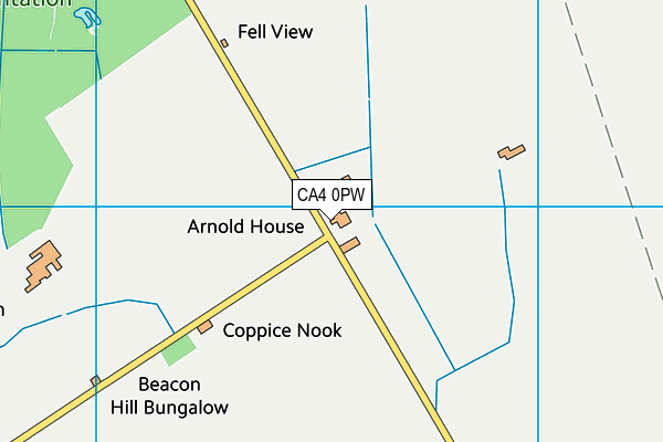 CA4 0PW map - OS VectorMap District (Ordnance Survey)