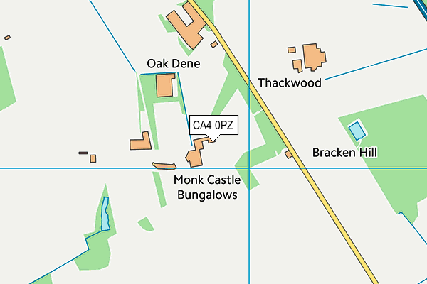 CA4 0PZ map - OS VectorMap District (Ordnance Survey)