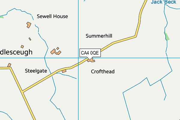 CA4 0QE map - OS VectorMap District (Ordnance Survey)