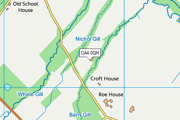 CA4 0QH map - OS VectorMap District (Ordnance Survey)