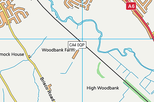 CA4 0QP map - OS VectorMap District (Ordnance Survey)