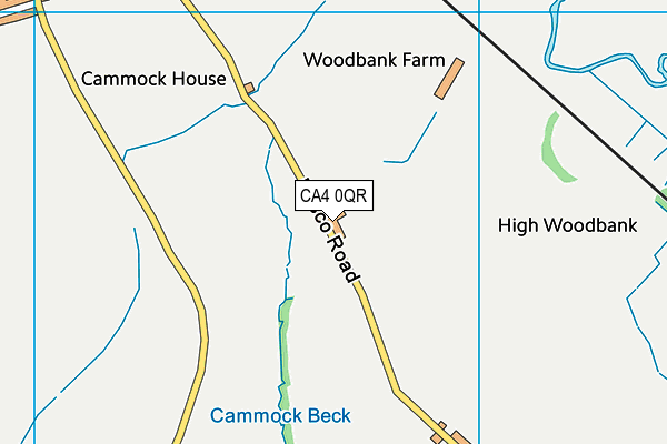 CA4 0QR map - OS VectorMap District (Ordnance Survey)