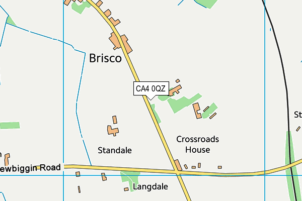 CA4 0QZ map - OS VectorMap District (Ordnance Survey)