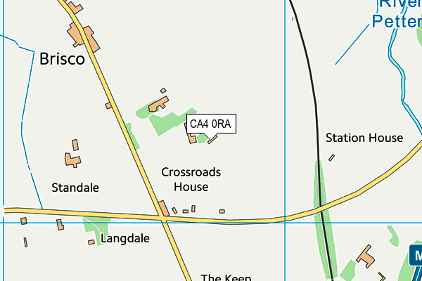 CA4 0RA map - OS VectorMap District (Ordnance Survey)
