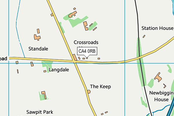 CA4 0RB map - OS VectorMap District (Ordnance Survey)