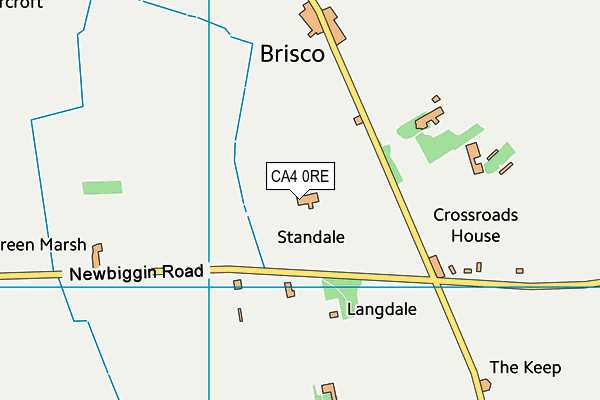 CA4 0RE map - OS VectorMap District (Ordnance Survey)