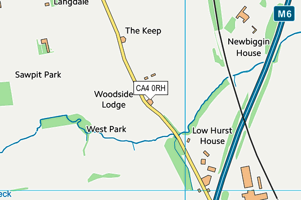 CA4 0RH map - OS VectorMap District (Ordnance Survey)