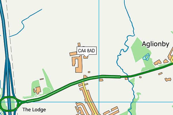 CA4 8AD map - OS VectorMap District (Ordnance Survey)